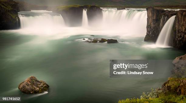 godafoss - lindsay haze stock pictures, royalty-free photos & images