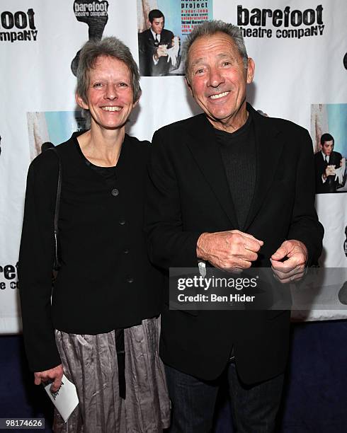 Playwright Israel Horovitz and wife Gillian Horovitz attend the Barefoot Theatre Company's 70/70 Project honoring playwright Israel Horovitz at the...