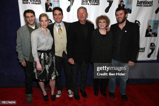Actors Michael Stuhlbarg, Anna Chlumsky, Joseph Sousa, producer Israel Horovitz, Marcia Jean Kurtz and Chrostopher Whalen attends the Barefoot...