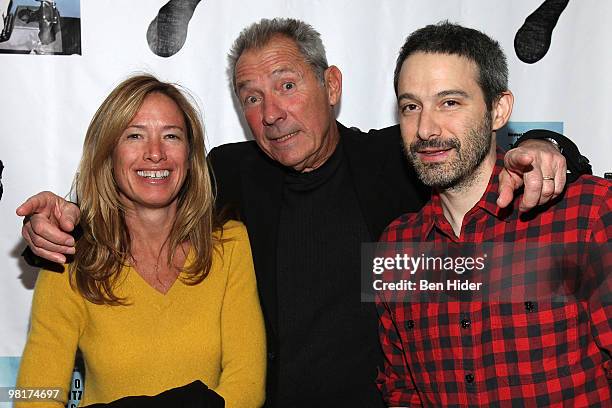 Producer Rachael Horovitz, playwright Israel Horovitz and musician Adam Horovitz attend the Barefoot Theatre Company's 70/70 Project honoring...