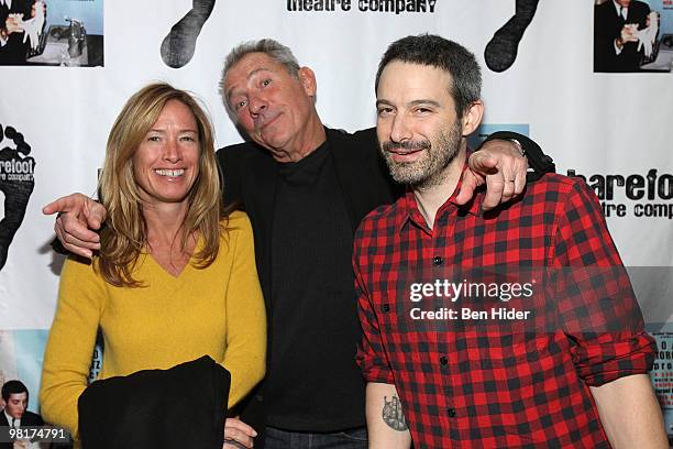 Producer Rachael Horovitz, playwright Israel Horovitz and musician Adam Horovitz attend the Barefoot Theatre Company's 70/70 Project honoring...