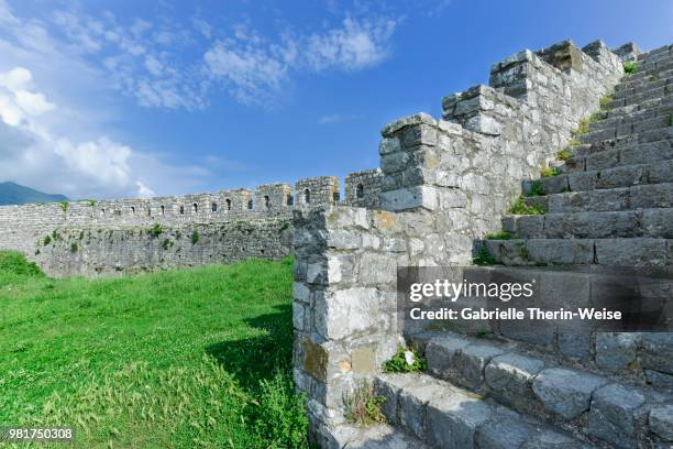 rozafa castle - therin weise stock pictures, royalty-free photos & images