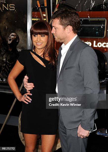 Actor Sam Worthington and Natalie Mark arrive to the premiere of Warner Bros. "Clash Of The Titans" held at Grauman's Chinese Theatre on March 31,...