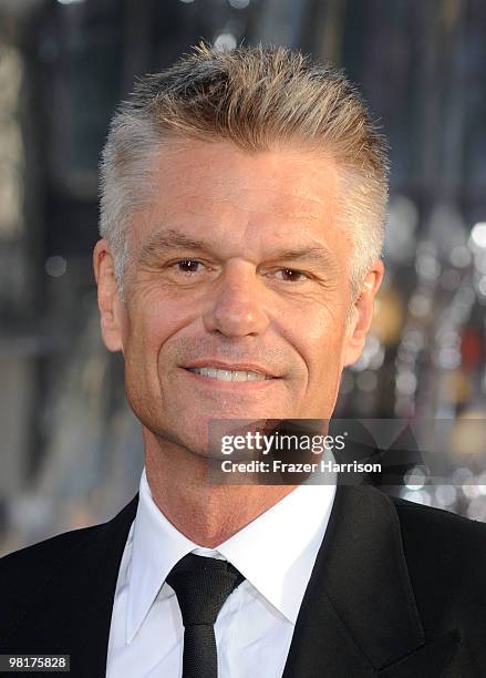 Actor Harry Hamlin arrives to the premiere of Warner Bros. "Clash Of The Titans" held at Grauman's Chinese Theatre on March 31, 2010 in Los Angeles,...