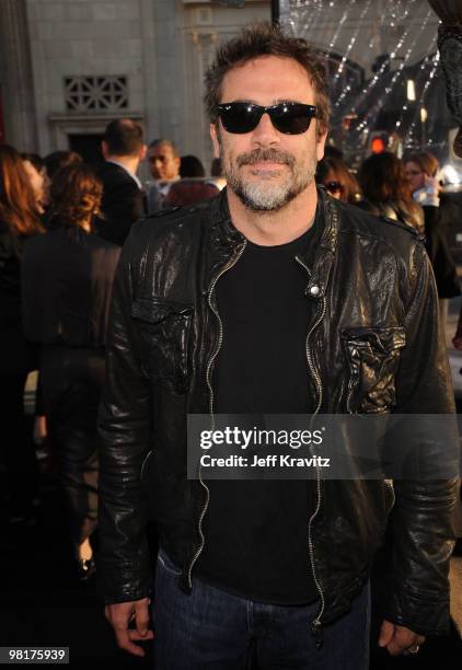 Actor Jeffrey Dean Morgan arrives to the premiere "Clash Of The Titans" held at Grauman's Chinese Theatre on March 31, 2010 in Los Angeles,...