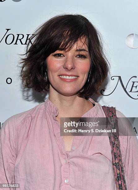 Actress Parker Posey attends New York Magazine's "My First New York" book party at Paramount Hotel on March 31, 2010 in New York City.