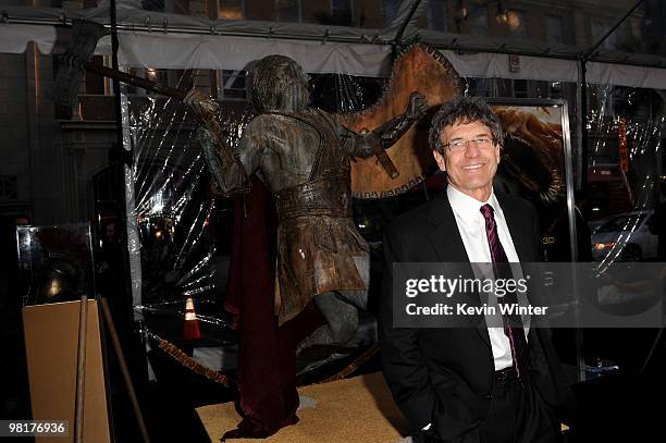 President and COO of Warner Bros. Entertainment Inc. Alan Horn arrives to the premiere of Warner Bros. "Clash Of The Titans" held at Grauman's...