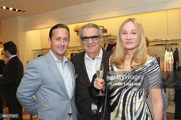 Phila Style Magazine Publisher John Colabelli, Stan Chapman and Katrina Nelson attend the Italian Fashion & Style event presented by the Italian...