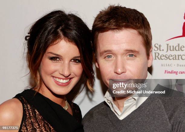 Actors Shenae Grimes and Kevin Connolly arrive at the Shenae Grimes charity event benefiting St. Jude Hospital at Avalon Hotel on March 31, 2010 in...