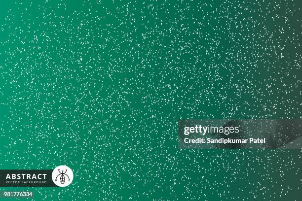 particle green background - small molecule stock illustrations