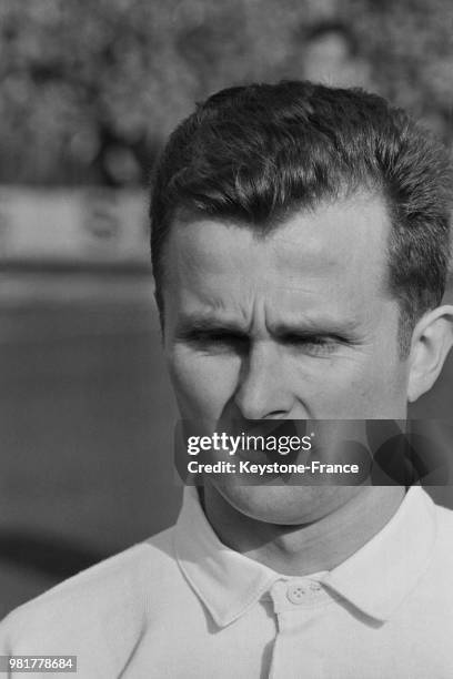 Guy Camberabero, joueur de l'équipe de France de rugby, en France, le 16 février 1967.