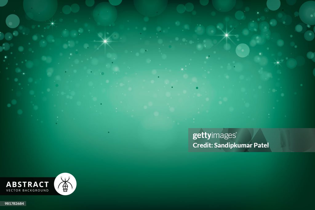 Defocused small colorful Christmas lights bokeh