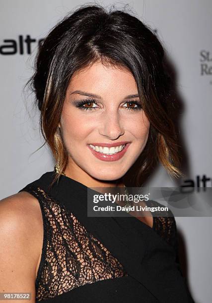 Actress Shenae Grimes attends the St. Jude's Children's Research Hospital benefit hosted by her at the Avalon Hotel on March 31, 2010 in Beverly...