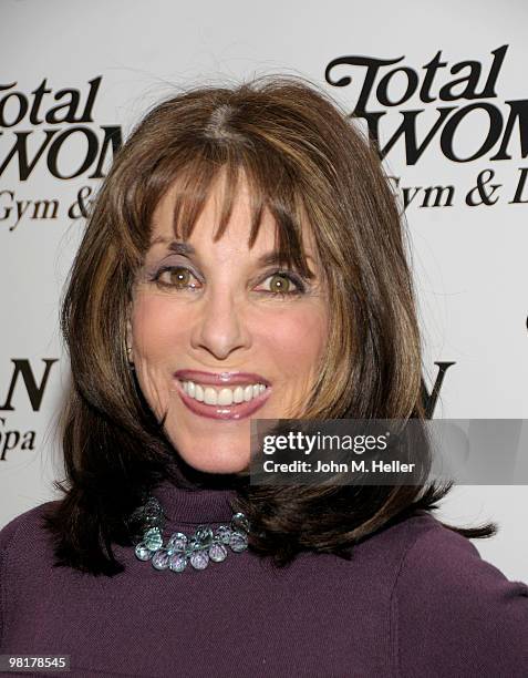 Actress Kate Linder attends the Women's History Month Celebration hosted by the Total Women's Gym & Day Spa on March 31, 2010 in Woodland Hills,...