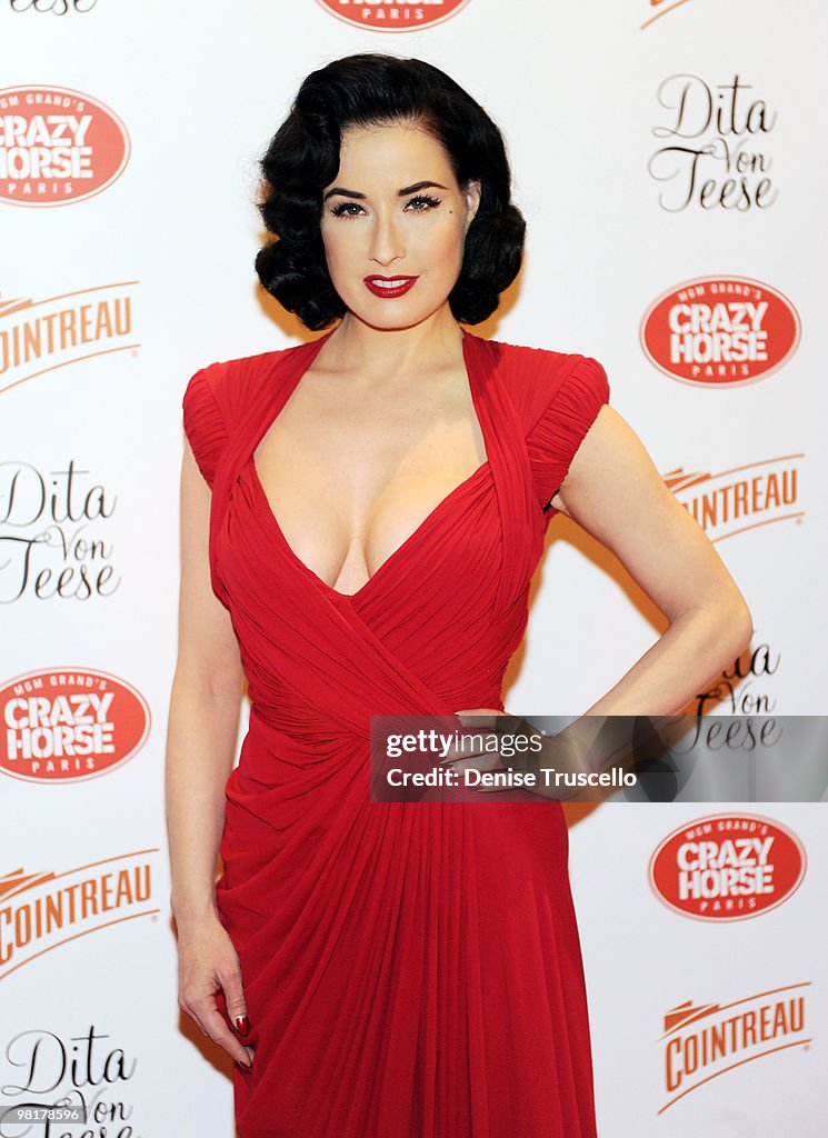 Dita Von Teese Opening Night at MGM Grand�s Crazy Horse Paris