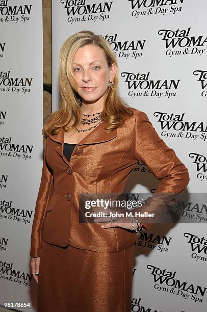 Of "The Total Woman Gym & Day Spa" Karen Wichmann attends the Women's History Month Celebration hosted by the Total Women's Gym & Day Spa on March...