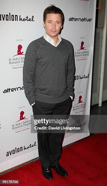 Actor Kevin Connolly attends the St. Jude's Children's Research Hospital benefit hosted by actress Shenae Grimes at the Avalon Hotel on March 31,...