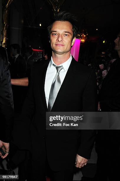 David Hallyday attends the Fashion Dinner for AIDS at the Pavillon d'Armenonville on January 28, 2010 in Paris, France.