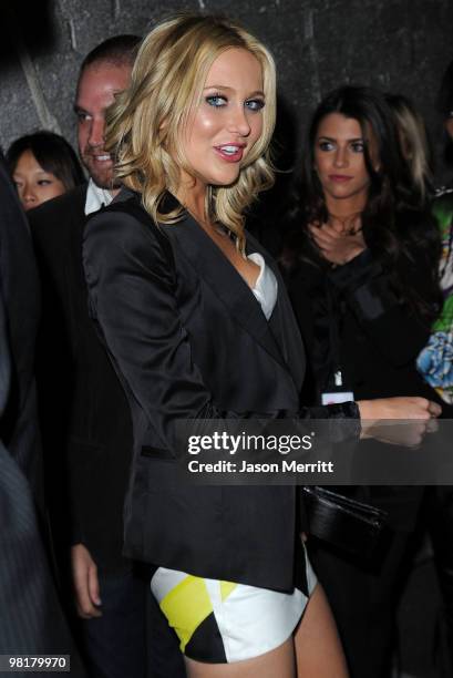 Actress Stephanie Pratt arrives at Star Magazine's Young Hollywood Issue launch party held at Voyeur on March 31, 2010 in West Hollywood, California.