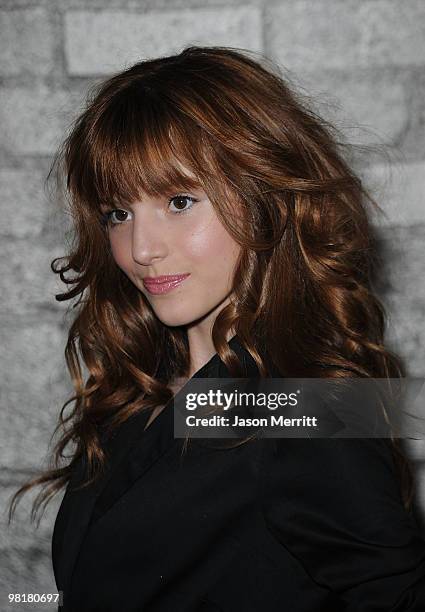 Actress Bella Thorne arrives at Star Magazine's Young Hollywood Issue launch party held at Voyeur on March 31, 2010 in West Hollywood, California.