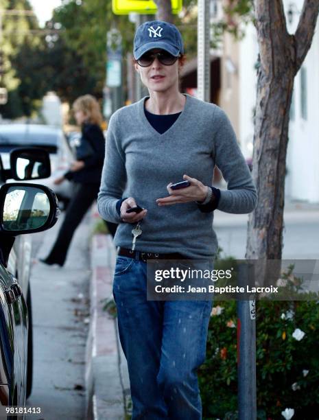 Marcia Cross is seen on March 31, 2010 in Los Angeles, California.