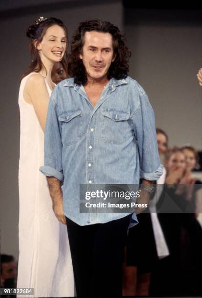 Richard Tyler at New York Fashion Week 1993 in New York.