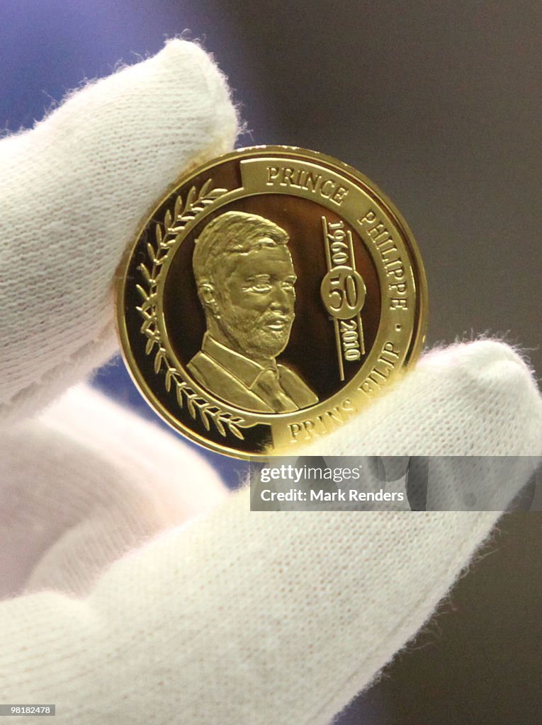 A Hundred Euro Gold Coin Is Created For Prince Philippe's 50th Birthday
