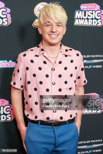 Charlie Puth attends the 2018 Radio Disney Music Awards at Loews Hollywood Hotel on June 22, 2018 in Hollywood, California.