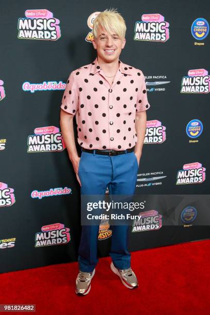 Charlie Puth attends the 2018 Radio Disney Music Awards at Loews Hollywood Hotel on June 22, 2018 in Hollywood, California.