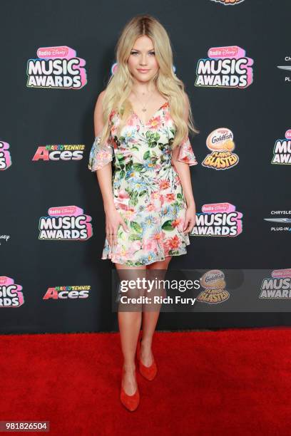 Witney Carson attends the 2018 Radio Disney Music Awards at Loews Hollywood Hotel on June 22, 2018 in Hollywood, California.