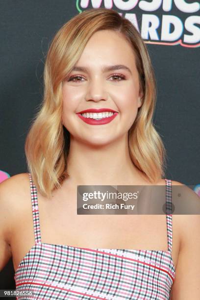 Bailee Madison attends the 2018 Radio Disney Music Awards at Loews Hollywood Hotel on June 22, 2018 in Hollywood, California.