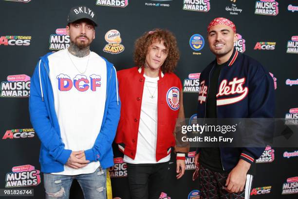 Cheat Codes attend the 2018 Radio Disney Music Awards at Loews Hollywood Hotel on June 22, 2018 in Hollywood, California.