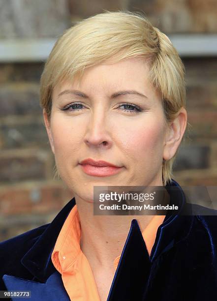 Heather Mills is seen leaving for her employment tribunal held at Ashford Employment Tribunal Centre on April 1, 2010 in Ashford, Kent.