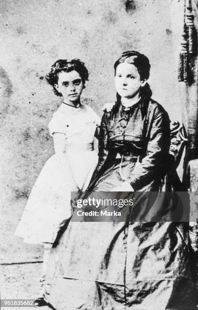 Jenny Marx And Jenny Von Westphalen. Karl Marx Daughter And Wife.