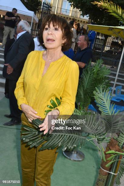 Daniele Evenou attends Fete des Tuileries on June 22, 2018 in Paris, France.