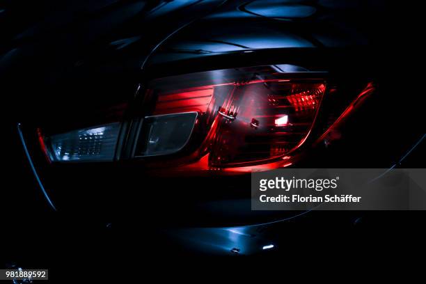 clio - rear light car stock-fotos und bilder