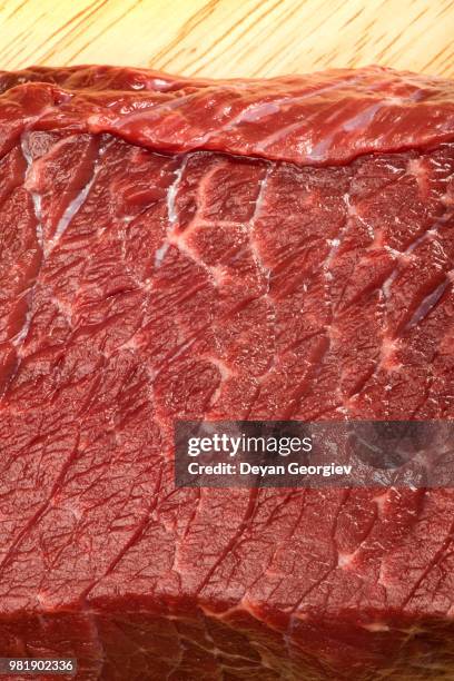 raw beef steak meat - chinesisches namenssiegel stock-fotos und bilder