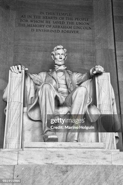 lincoln memorial - holguin stock-fotos und bilder