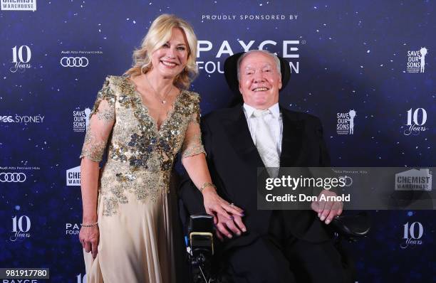 Kerri-Anne Kennerley and John Kennerley attend the Save Our Sons Sydney Gala Dinner at the ICC Sydney on June 23, 2018 in Sydney, Australia.