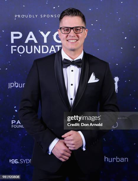 Johnny Ruffo attends the Save Our Sons Sydney Gala Dinner at the ICC Sydney on June 23, 2018 in Sydney, Australia.