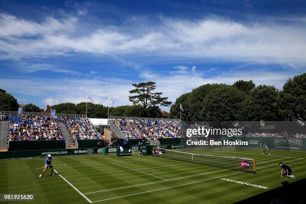 General view during Day Two of the Nature Valley International at Devonshire Park on June 23, 2018 in Eastbourne, United Kingdom.