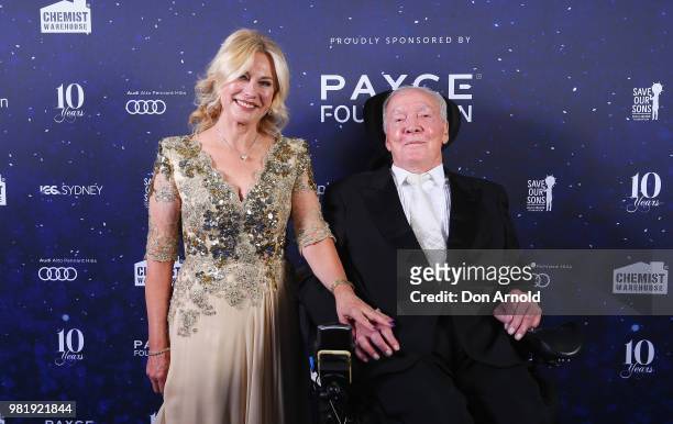 Kerri-Anne Kennerley and John Kennerley attend the Save Our Sons Sydney Gala Dinner at the ICC Sydney on June 23, 2018 in Sydney, Australia.