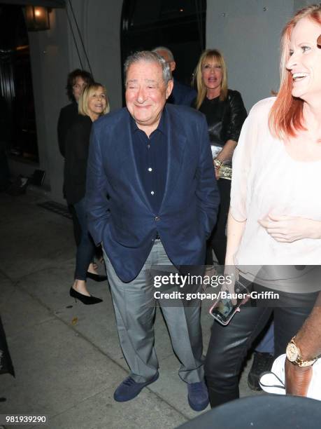 Bob Arum is seen on June 22, 2018 in Los Angeles, California.