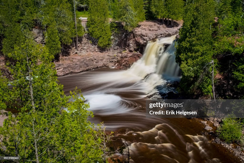 Upper Falls, Gooseberry Falls State Park, Minnesota, 2014