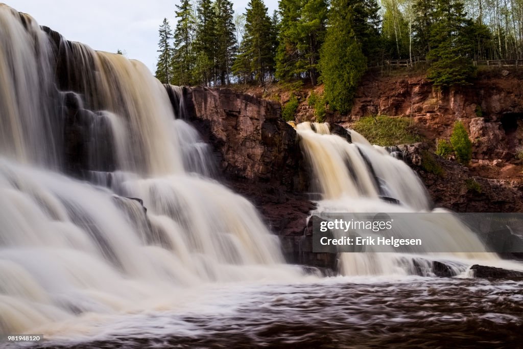Middle Falls, Gooseberry Falls State Park, Minnesota, 2014