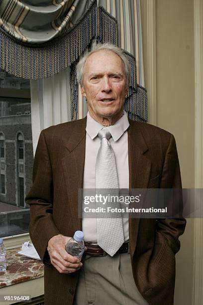 Clint Eastwood at The Waldorf Astoria Hotel in New York City, New York on October 3, 2008. Reproduction by American tabloids is absolutely forbidden.