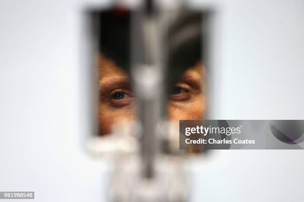 Romain Grosjean of France and Haas F1 prepares to drive during final practice for the Formula One Grand Prix of France at Circuit Paul Ricard on June...