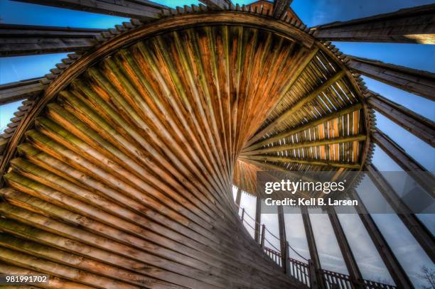 sauvabelin tower, lausanne - sony center stock pictures, royalty-free photos & images