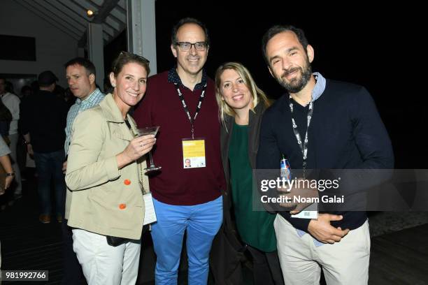 Mystelle Brabbee and guests attend NFF After Hours at the 2018 Nantucket Film Festival - Day 3 on June 22, 2018 in Nantucket, Massachusetts.