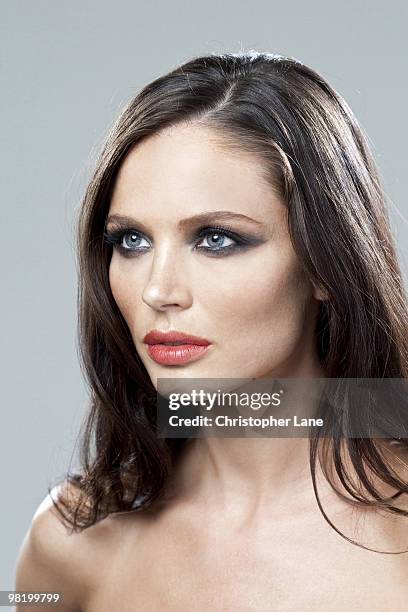 Designer Georgina Chapman poses for The Times LUXX on August 13, 2009 in New York City.